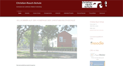 Desktop Screenshot of christian-rauch-schule.de